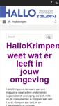 Mobile Screenshot of hallokrimpen.nl